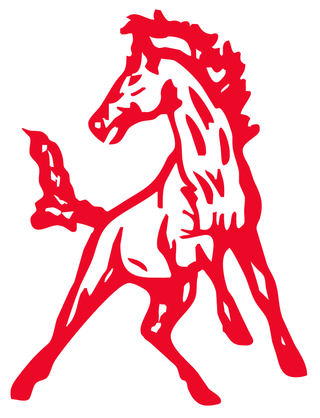 Red Horse Temporary Tattoo