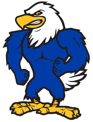 Blue Eagle Temporary Tattoo