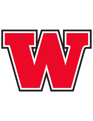 Red Letter W Temporary Tattoo