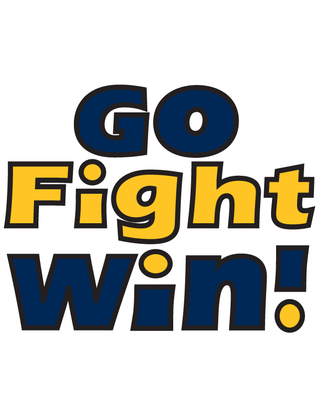 Navy “Go Fight Win!” Temporary Tattoo