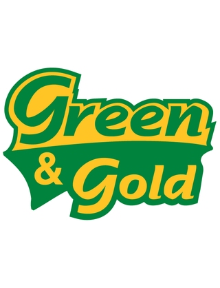 “Green & Gold” Temporary Tattoo