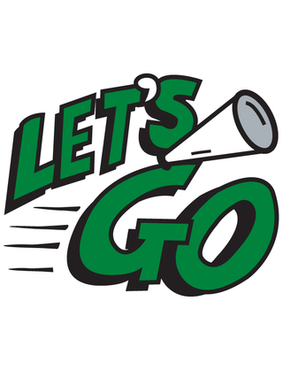 Green Let’s Go Temporary Tattoo