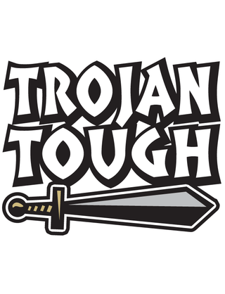 "Trojan Tough" Temporary Tattoo