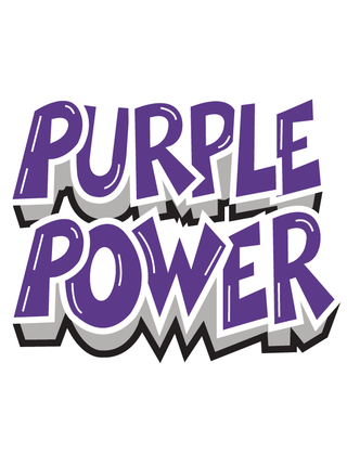 “Purple Power” Temporary Tattoo
