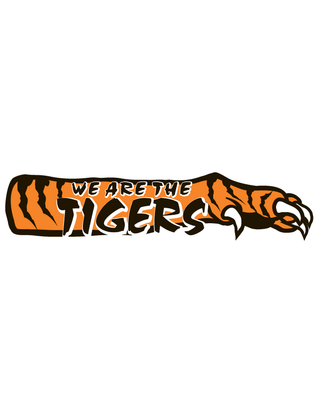 We are the Tigers Temporary Tattoo