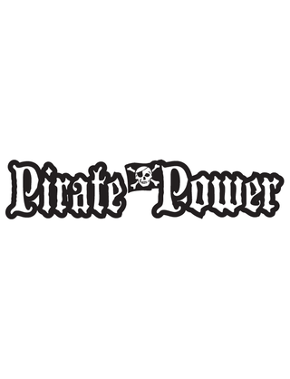 Pirate Power Temporary Tattoo