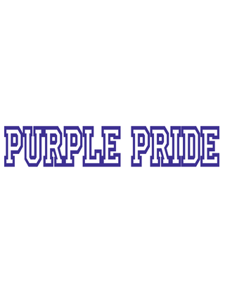 “Purple Pride” Spirit Strip Temporary Tattoo