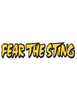 Fear the Sting Temporary Tattoo