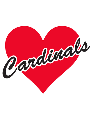 Cardinals Heart Waterless Tattoos