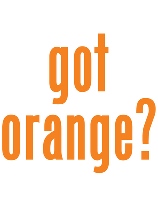 “Got Orange?” Waterless Tattoo