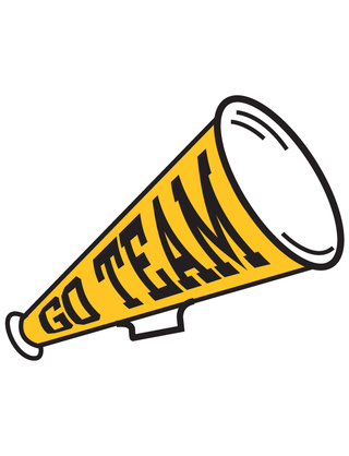 Gold Megaphone Waterless Tattoo