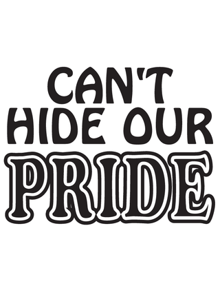 Black Can't Hide Our Pride Waterless Tattoo