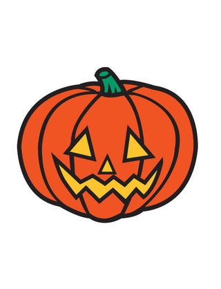Jack O Lantern Waterless Tattoo