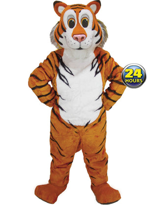 Friendly Tiger Mascot Uniform