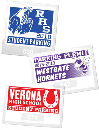 Static Parking Permit Decal