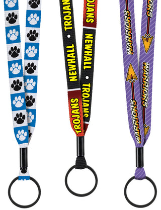 Full Color School Spirit Lanyards