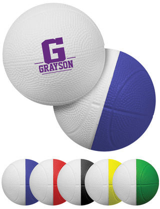 2 tone foam basketballs