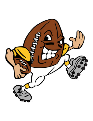 Running Football Man Temporary Tattoo
