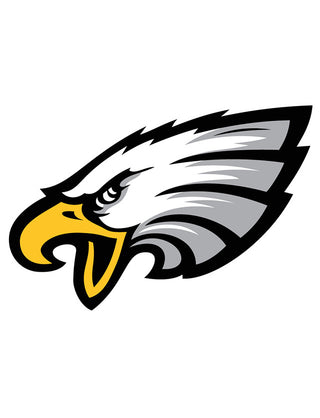 Black Eagle Head Temporary Tattoo