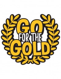 Go for the Gold Temporary Tattoo