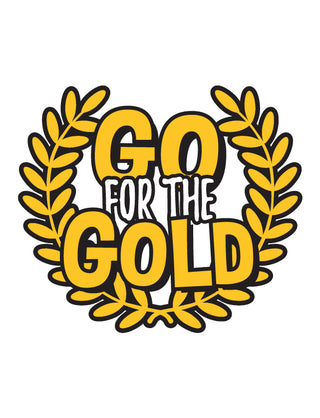 Go for the Gold Temporary Tattoo