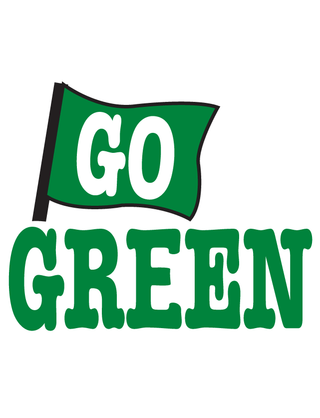 “Go Green” Temporary Tattoo