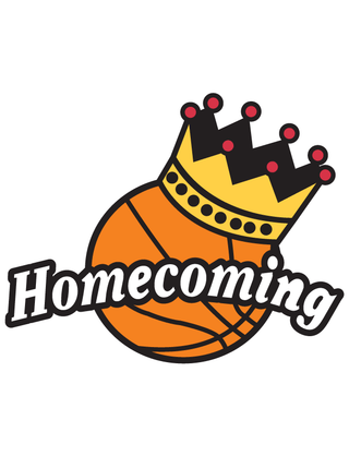 Homecoming Basketball Temporary Tattoo