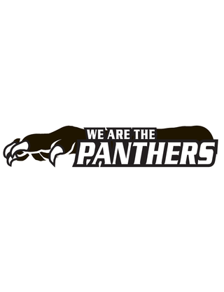 We are the Panthers Temporary Tattoo