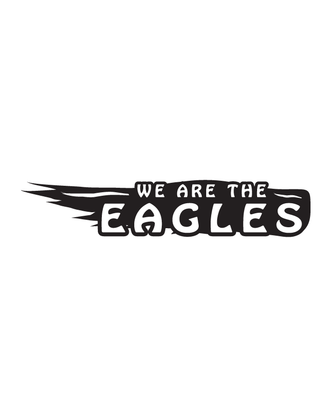 We are the Eagles Temporary Tattoo