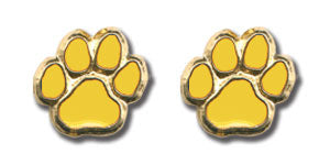 Gold Paw Earrings - Gold