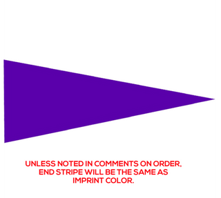 Preview of Custom Printed 12" x 30" Pennant