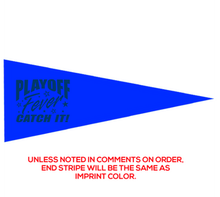Preview of Custom Printed 12" x 30" Pennant